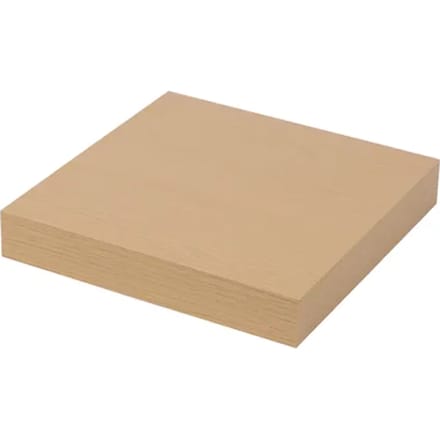 Duraline - Wandplank Xl4 - Eiken Licht Pvc 38mm - 23,5x23,5cm - Fsc-gecertificeerd Hout