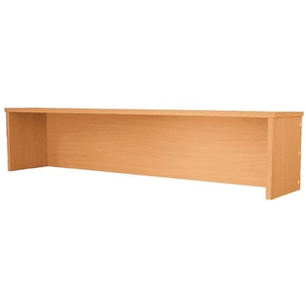 Balie-opzetstuk ULM, B 1200 x D 320 x H 350 mm, beukenpatroon