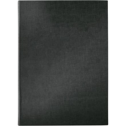sigel menukaart-map a4 zwart rubber -binding wit o
