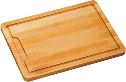 FSC® Beuken Houten Snijplank - Met Saprand - Snij Plank - Afm. 40 x 28 x 2 Cm