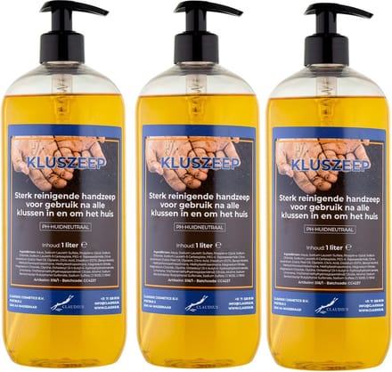 Kluszeep 1 liter - met gratis pomp - set van 3 stuks