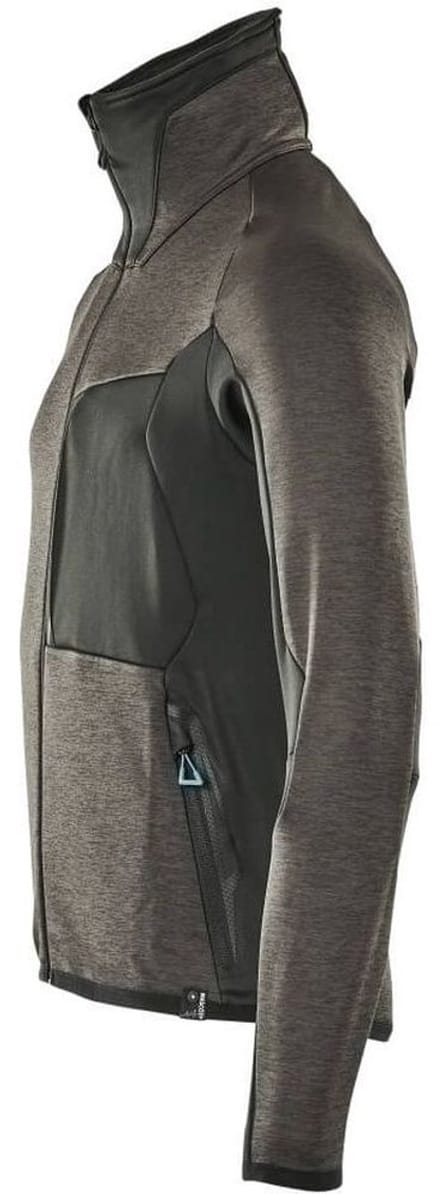 Mascot Advanced Fleecetrui met rits 17103-316 - donkerantraciet/zwart - XL