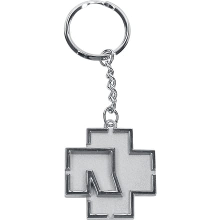 Rammstein Sleutelhanger - Rammstein Logo - voor Geen - zilverkleurig