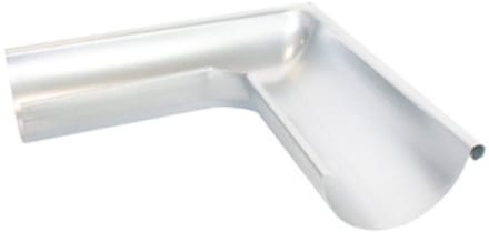 Bilka dakgoot buitenhoek - 125 mm - RAL 7024 mat