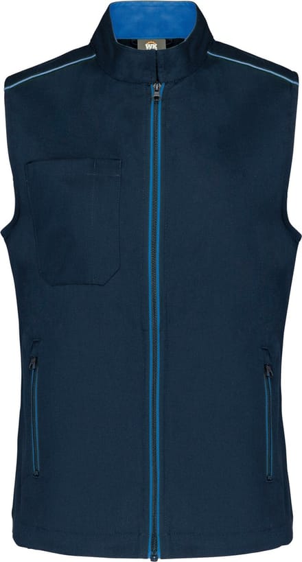 WK. Designed To Work Damesgilet Day To Day WK6149 - Navy / Light Royal Blue - M