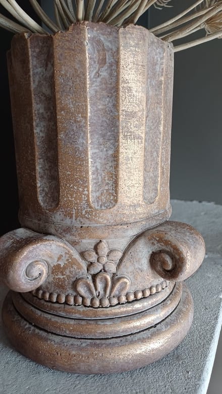 Wants&Needs Bloempot Column Goud 19.5 X 19.5 X 23