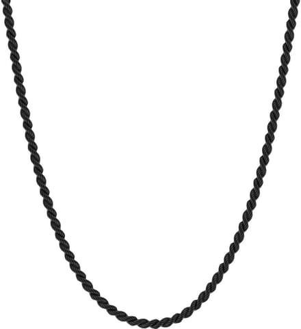 STEEL & BARNETT - Ketting Heren - Helix - Zwart - Verstelbaar