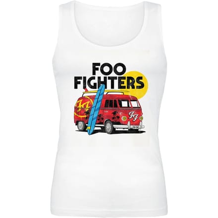 Foo Fighters Top - Van - L tot XXL - voor Vrouwen - wit