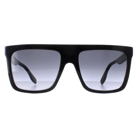 Marc Jacobs Marc 639/S 807 9O zwarte donkergrijze zonnebril met kleurverloop