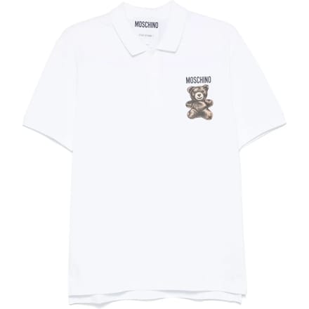 Polo shirt met teddybeerlogo