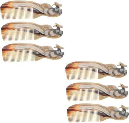 Haarkam Set - Volume Kam - Haar Stylen - Brede Tanden - 18 x 5.5 cm - Donker