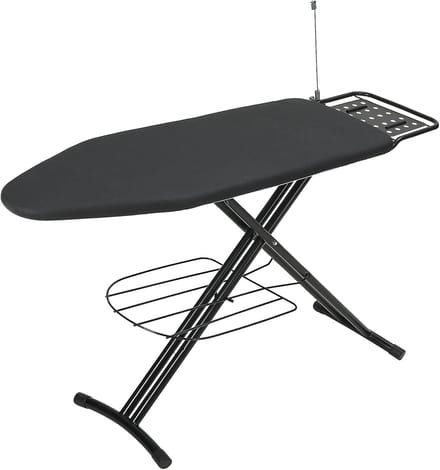 Verstelbaar Strijkbord 48x15 Inch met Opbergruimte - Robuust en Vouwbaar Strijkplank
