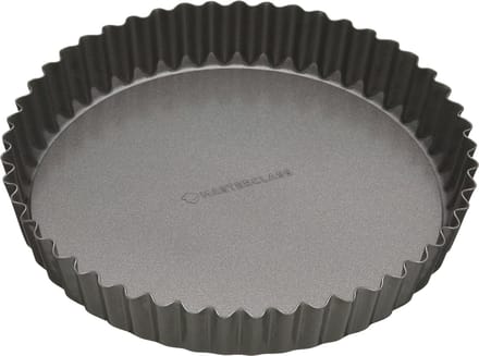 Masterclass Taartvorm / Quichevorm Met Losse Bodem - Geribbelde Randen En Antiaanbaklaag 23 cm (9 ")