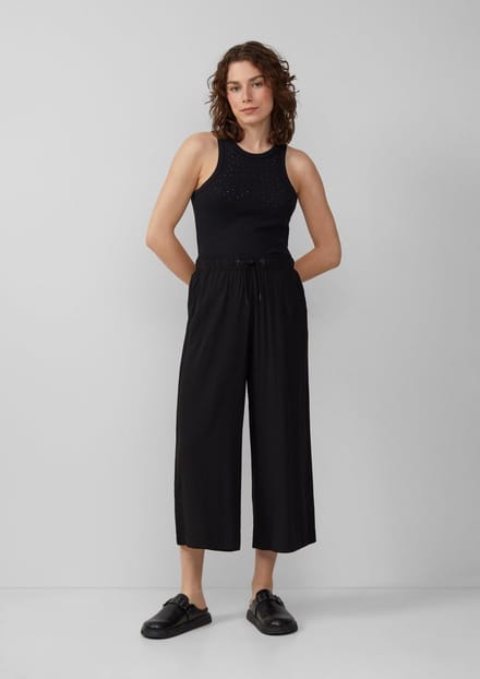 Viscose broek voor dames QS