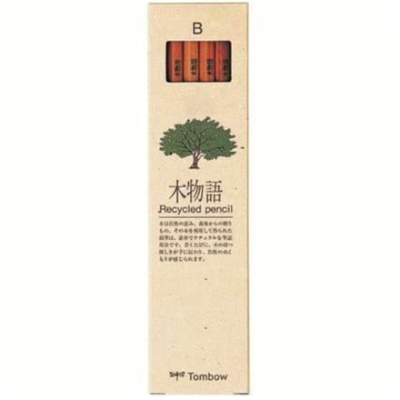 Tombow Recycled Potloden - Grafietpotloden - B - 12 stuks