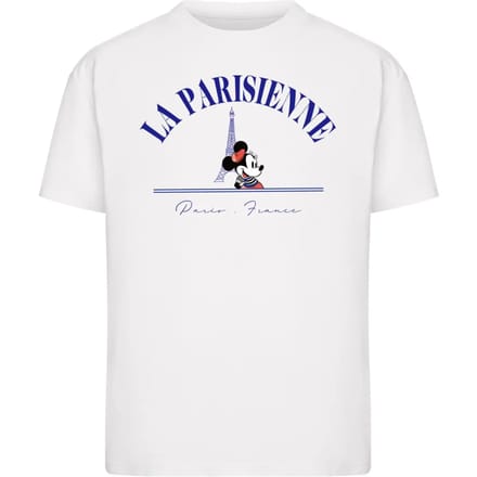 Dames-T-shirt Merchcode Minnie La Parisienne