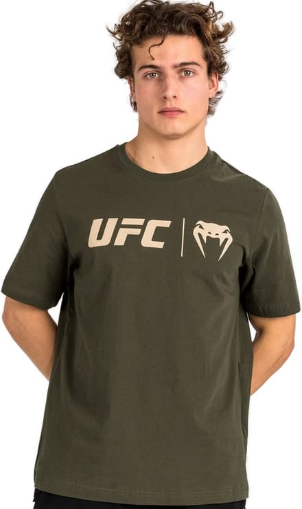 UFC Venum Classic T-Shirt Kaki Brons - S