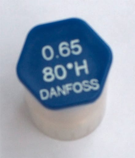 DAIKIN Olie-düse Danfoss 0,65-80 Graad h voor ROTEX A1 BO tot BJ 2018, 5004915