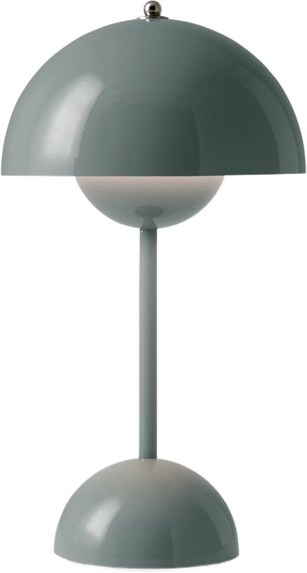 &Tradition Oplaadbare tafellamp Flowerpot VP9 - stone blue