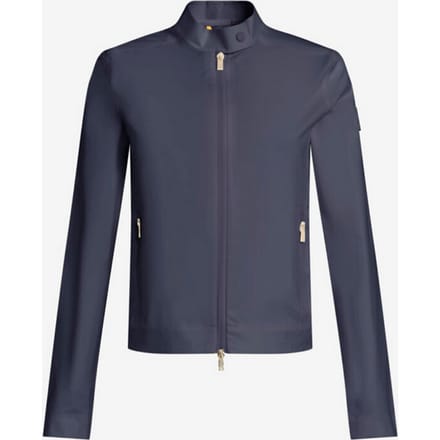 jas biker vrouw donker blauw