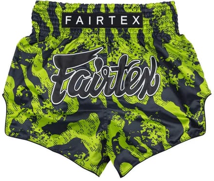 Fairtex Muay Thai Shorts - BS1955 Raptor - Groen / Zwart L