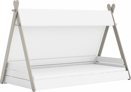 Kesta - Totem Kinderbed - Wit/Grijs
