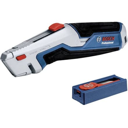 Bosch Professional Retractable knife + blades (1x Intrekbaarmes, 10+3 reserve messen)