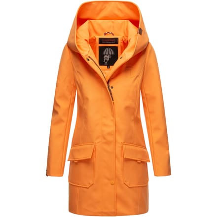 Marikoo dames softshelljas – Mayleen, waterafstotend met capuchon