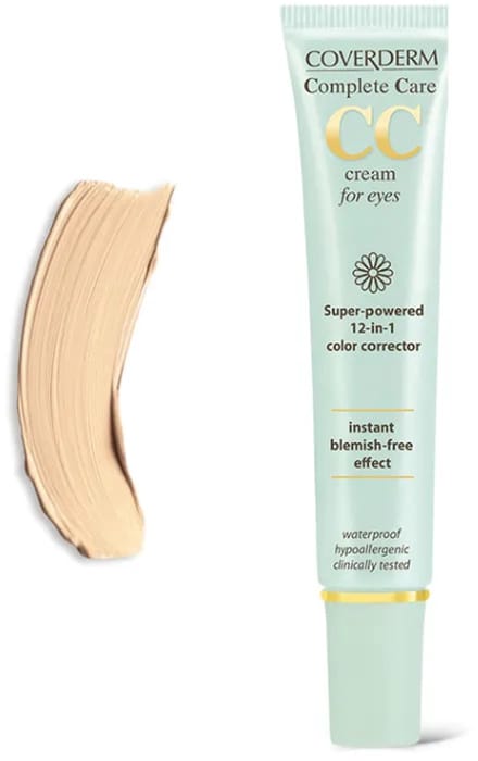 Coverderm CC Crème voor de Ogen SPF 15 / Kleur Licht Beige 15 ml