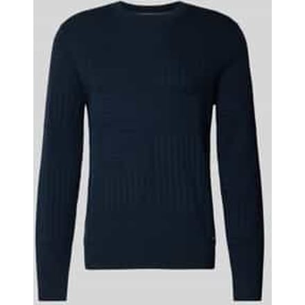 Gebreide pullover met geribde boorden Model 'Raikon'