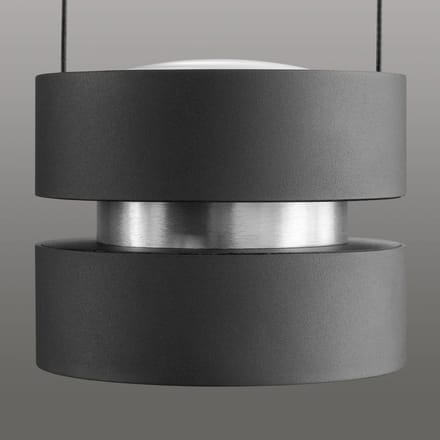 Brilliant LED hanglamp Glow-Sphere, lengte 112 cm, zwart, metaal