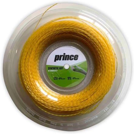 Prince Synthetic Gut Duraflex 200m-1.25mm-goud