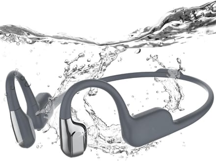 CLVP® Bone Conduction Headphone - Koptelefoon voor Activiteiten - Draadloos - Bleutooth - Donkrgrijs