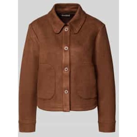 Regular fit overhemdjack met platte kraag