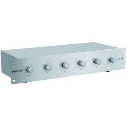 Omnitronic 80711329 Rack PA-volumeregelaar Zilver, Aluminium