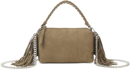 Giuliano kunstlederen suede handtas Lunelle - Dames - Groen