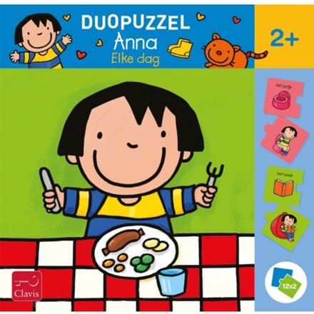 Duopuzzel Anna. Elke Dag