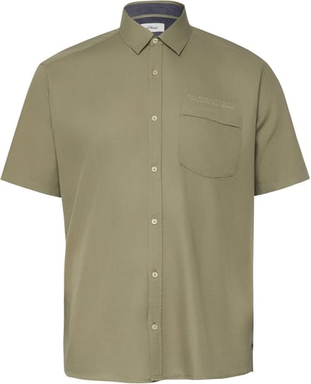 Standaard korte mouwen lichtgewicht blouse in gemengde katoen en lyocell s.Oliver