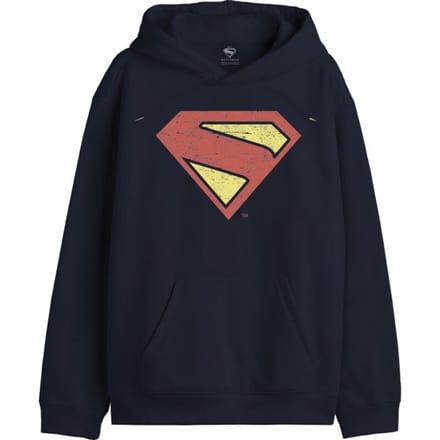 Superman Trui met capuchon - Logo - Vintage - S tot L - voor Mannen - navy