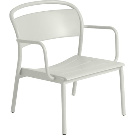 Muuto Lineair Steel Loungestoel - grijs
