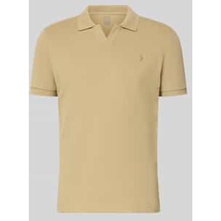 Slim fit Poloshirt van Katoenmix
