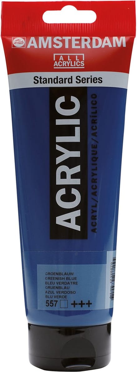 Acrylverf - 557 Groenblauw - Amsterdam - 250 ml