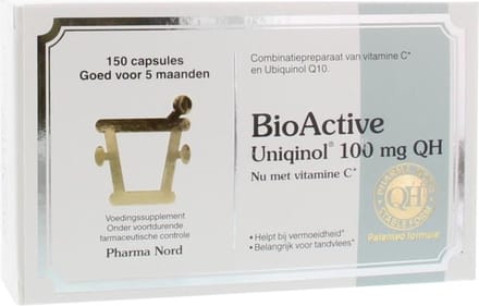 Pharma Nord BioActive Uniqinol Q10 100 mg - 150 Capsules - Voedingssupplement