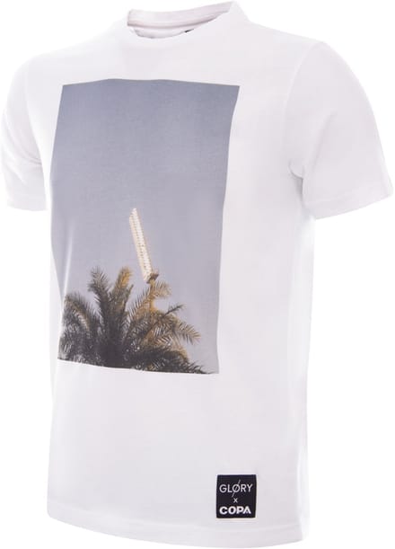 COPA - Glory Floodlights & Palmtrees T-Shirt - Mannen - Wit - XS