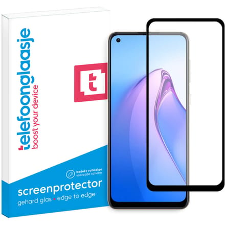 OPPO Reno8 5G screenprotector gehard glas Edge to Edge