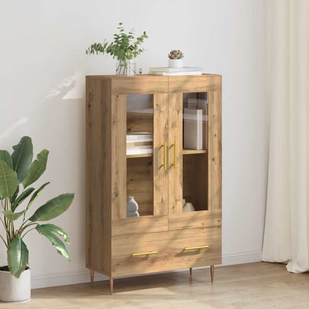 vidaXL Highboard Artisan Eiken 69,5 x 31 x 115 cm