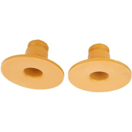 2 stuks Achterveer Aanslagblok PU Geel 12802494 Goede Prestaties Uitstekende Elasticiteit Vervanging voor Saab 9‑3 2003‑2015 orange