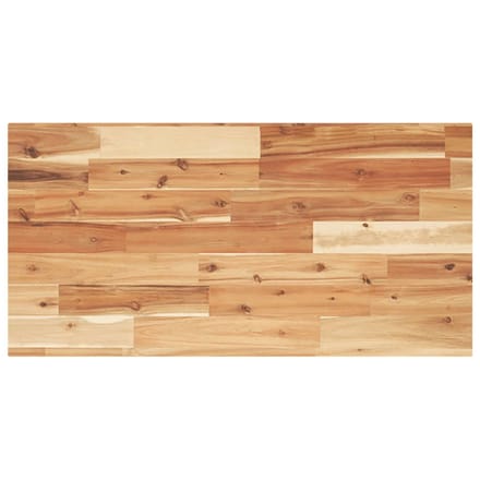 vidaXL - Wastafelblad - met - olieafwerking - 80x40x2 - cm - massief - acaciahout