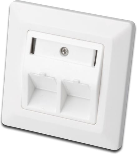 Digitus DN-93801-1 Keystone houder 2-voudig Wit
