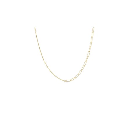 iXXXi Jewelry-Halsketting Square Slim-Goudkleurig-Dames Collier